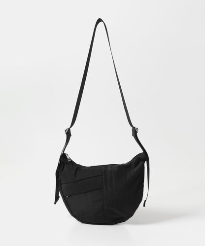 半月形尼龍單肩包