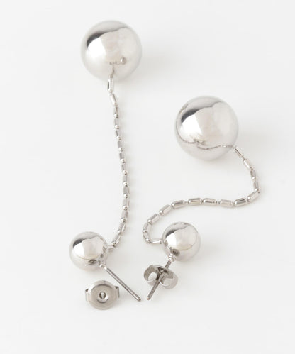 金屬球長款耳環