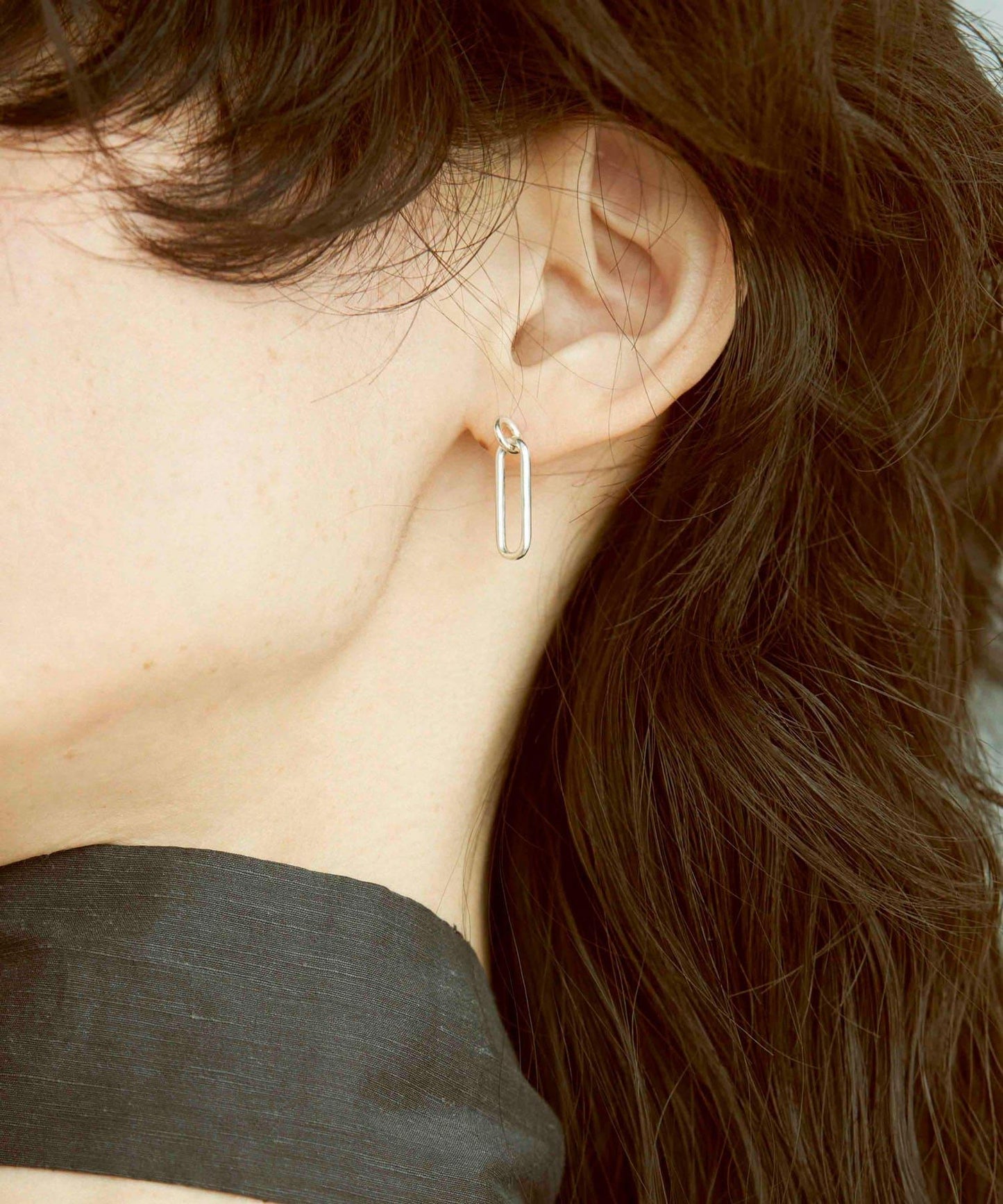 SMELLY so’橢圓形耳環