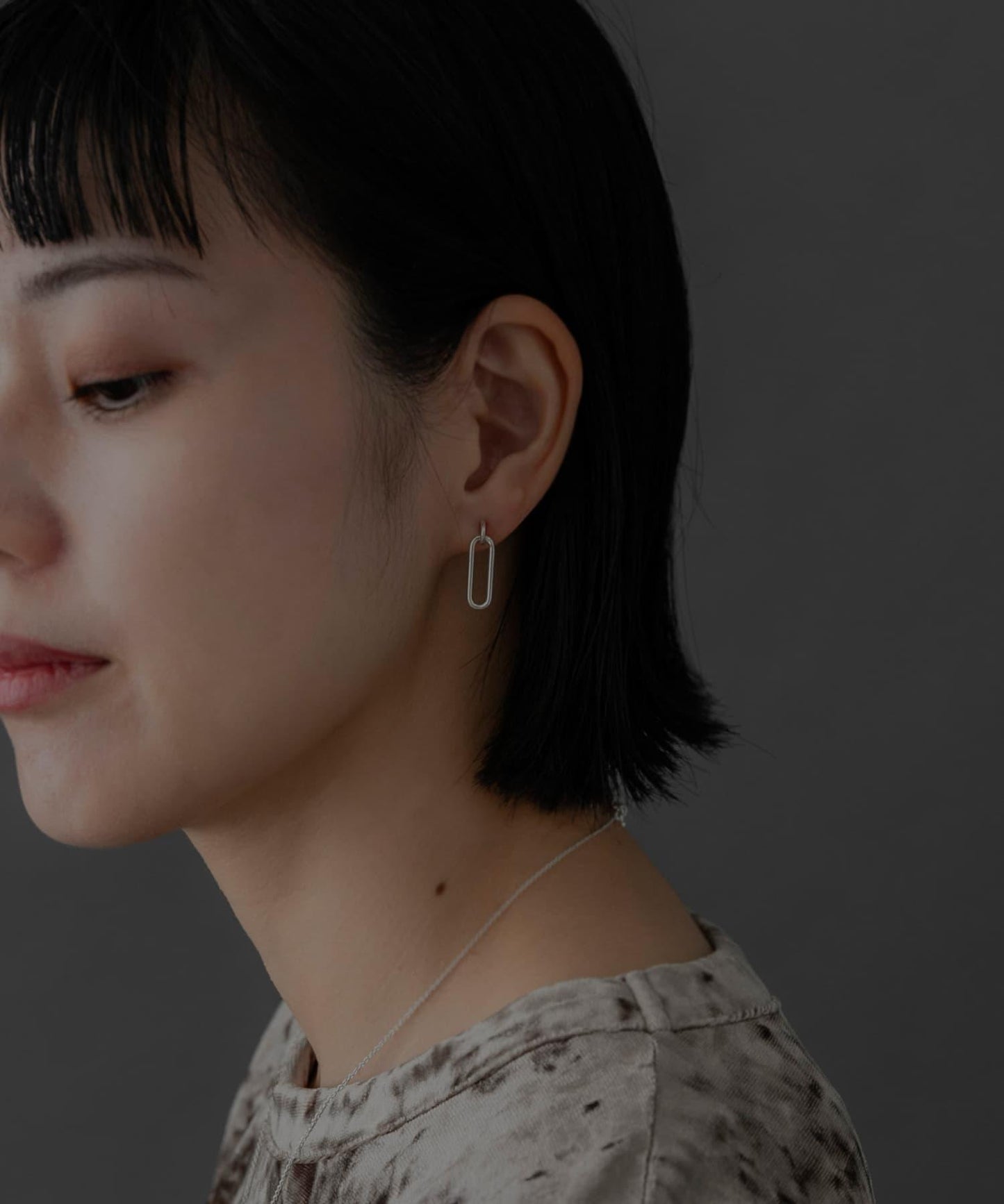 SMELLY so’橢圓形耳環