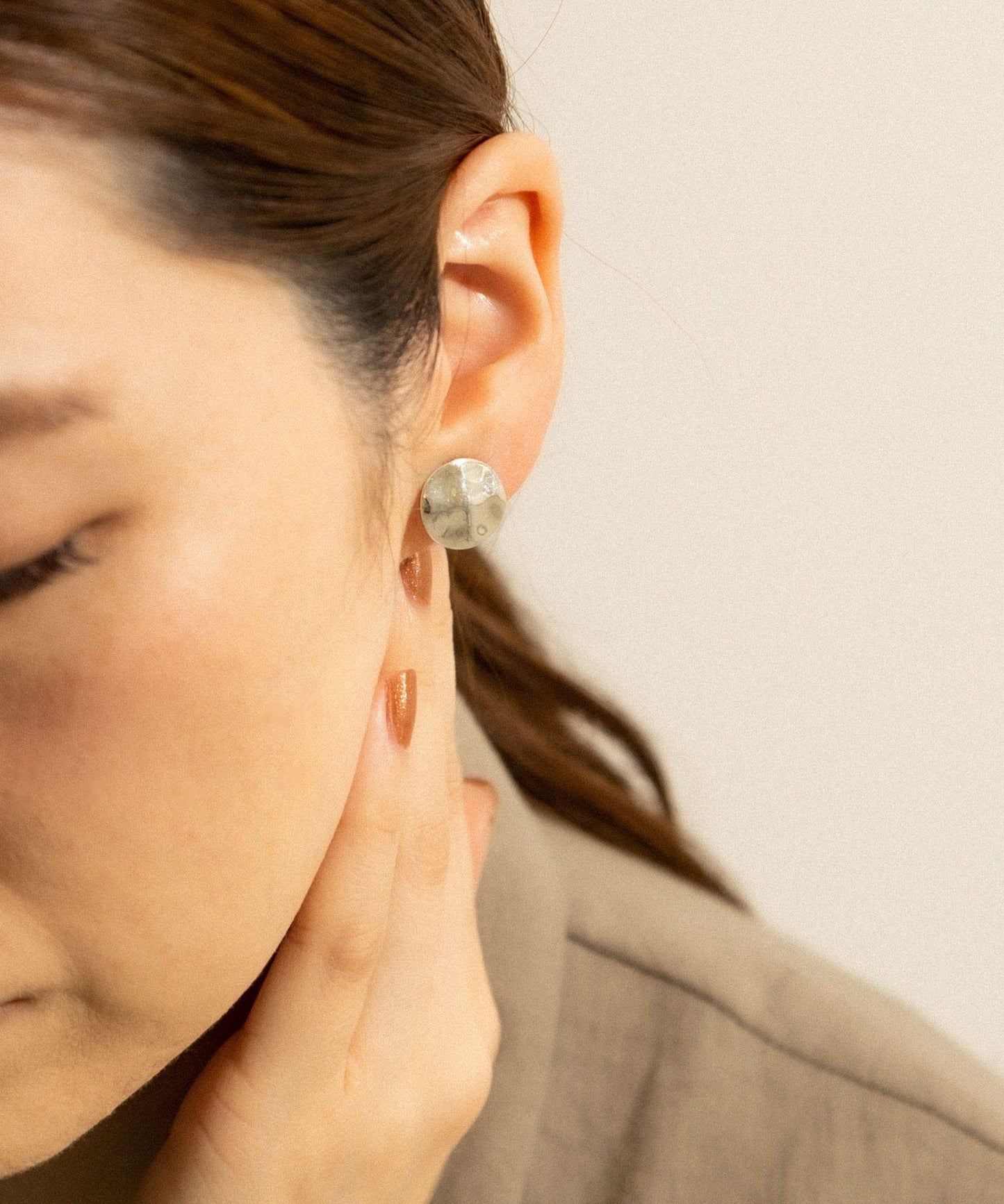 SMELLY so’個性圓形耳環