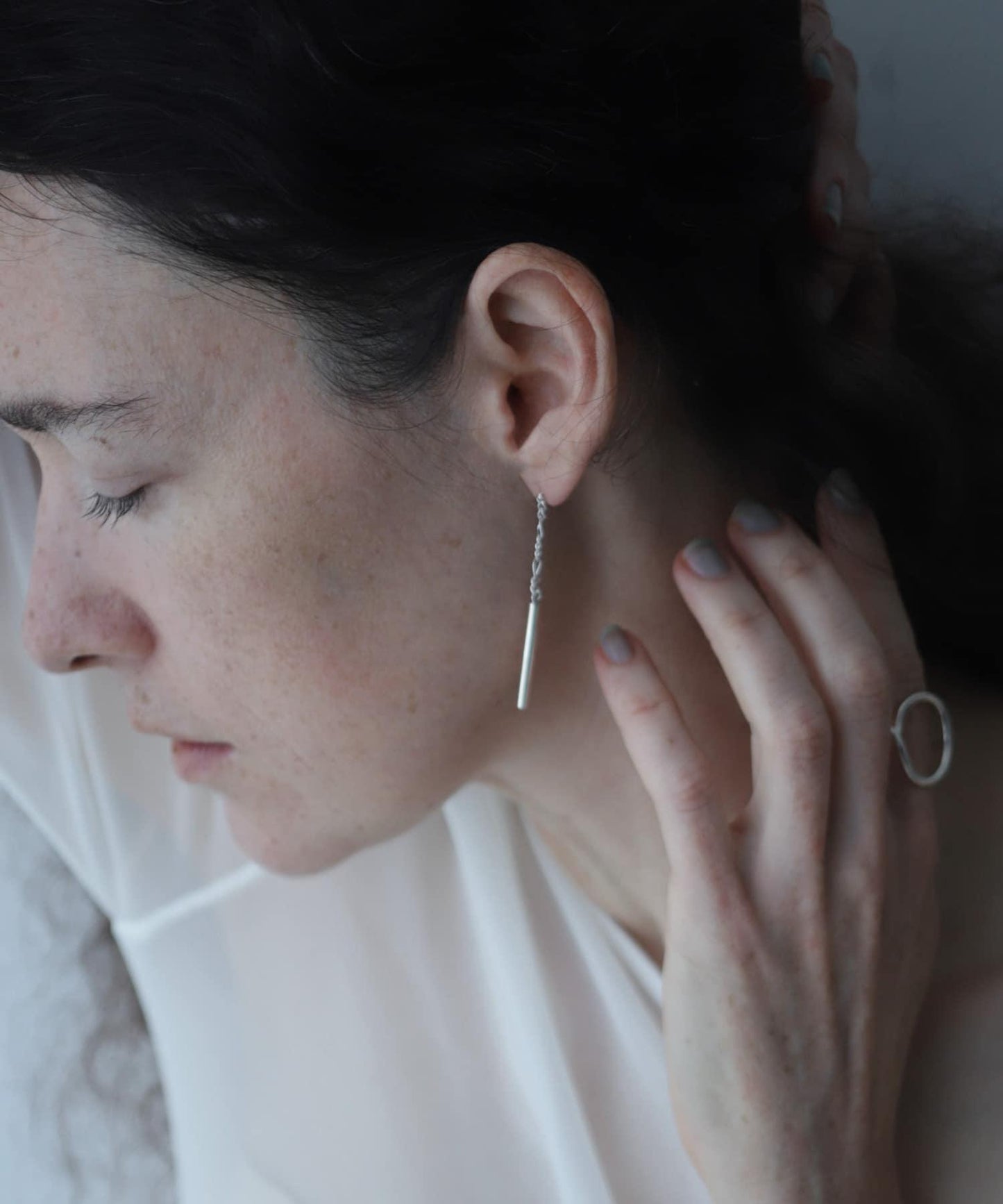 SMELLY so’圓柱形耳釘