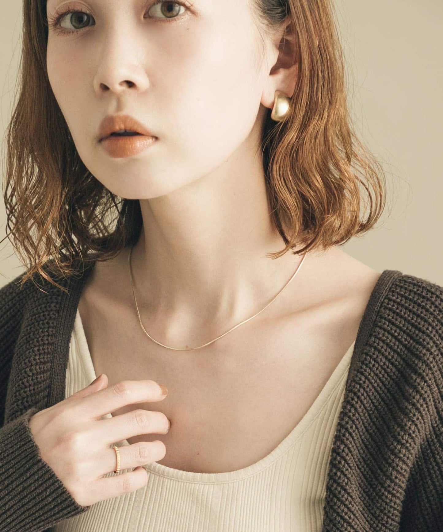簡約蛇骨鏈項鍊