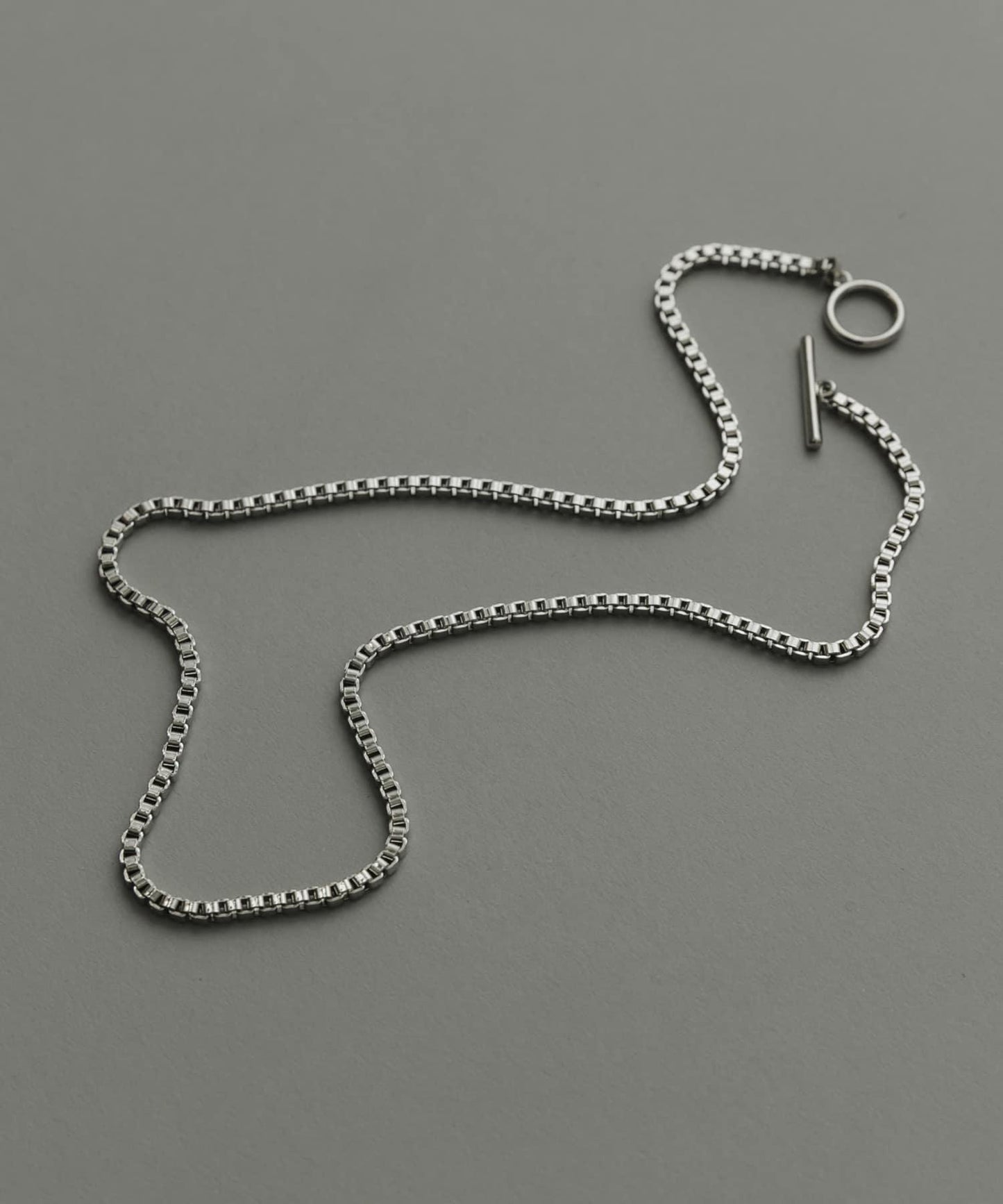 盒鏈釦環項鍊