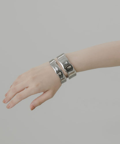 寬版金屬手鐲