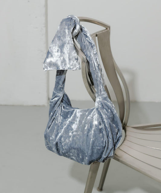 天鵝絨蝴蝶結髮夾