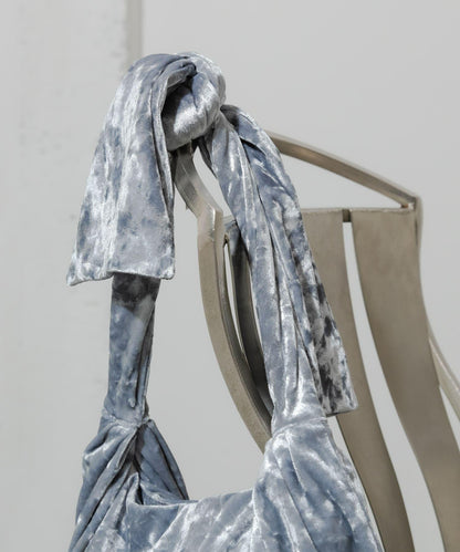 天鵝絨蝴蝶結髮夾