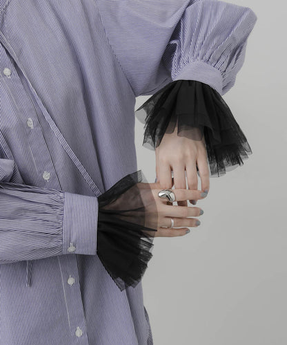 網紗髮圈袖口套裝