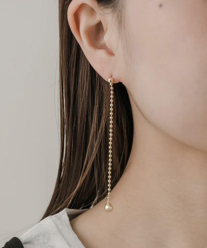 球鏈長款耳環