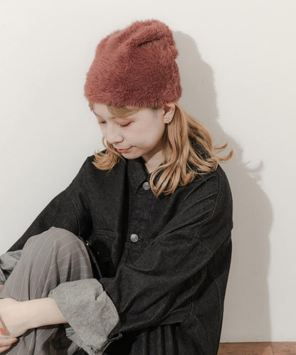 毛絨針織帽