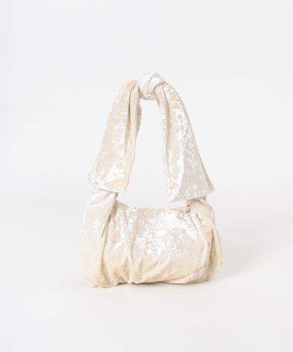 天鵝絨蝴蝶結髮夾