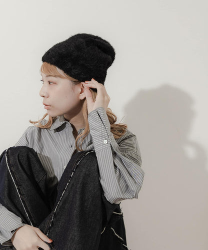 毛絨針織帽
