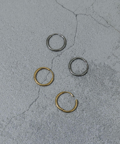 不鏽鋼迷你圓環耳環