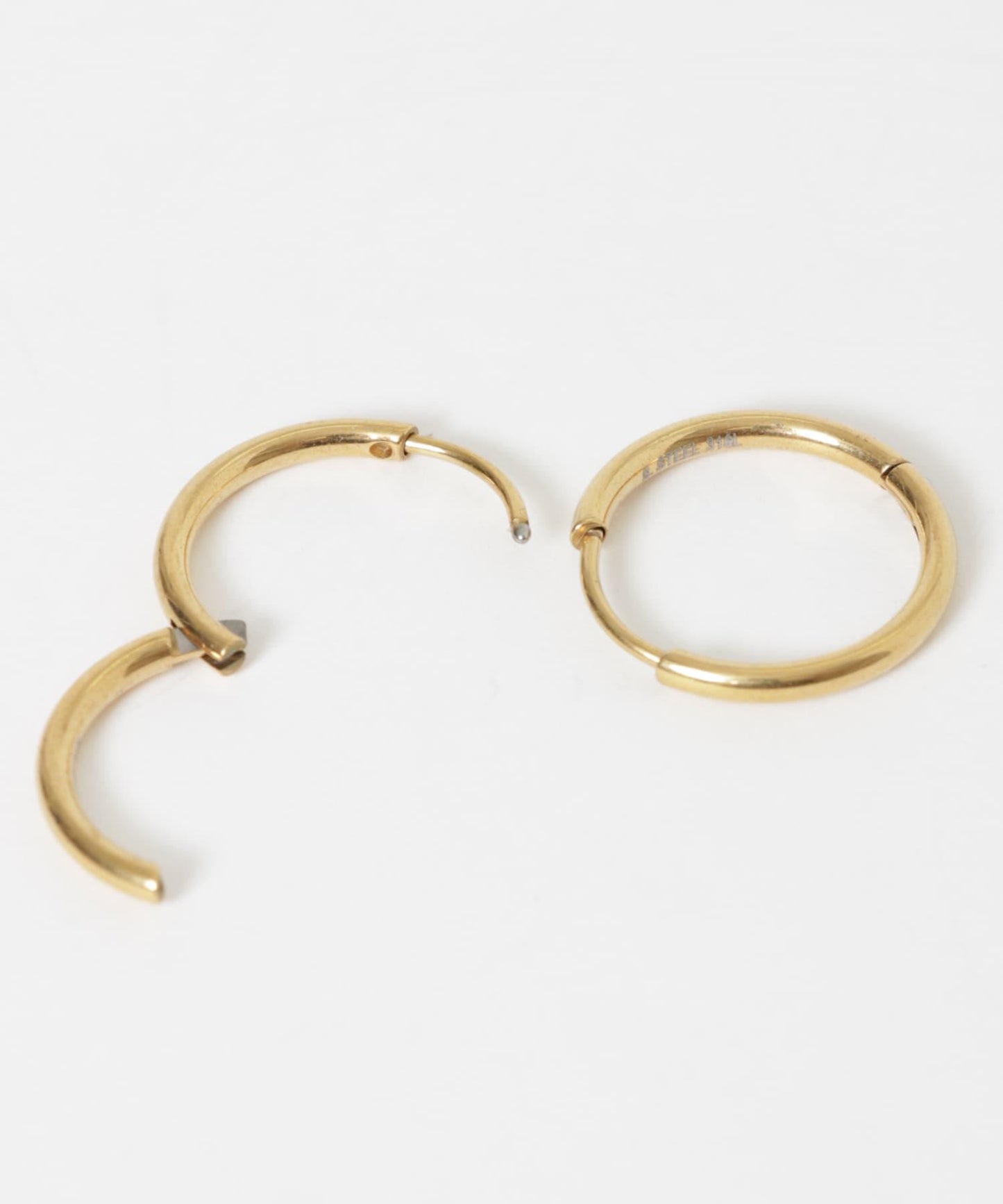 不鏽鋼迷你圓環耳環