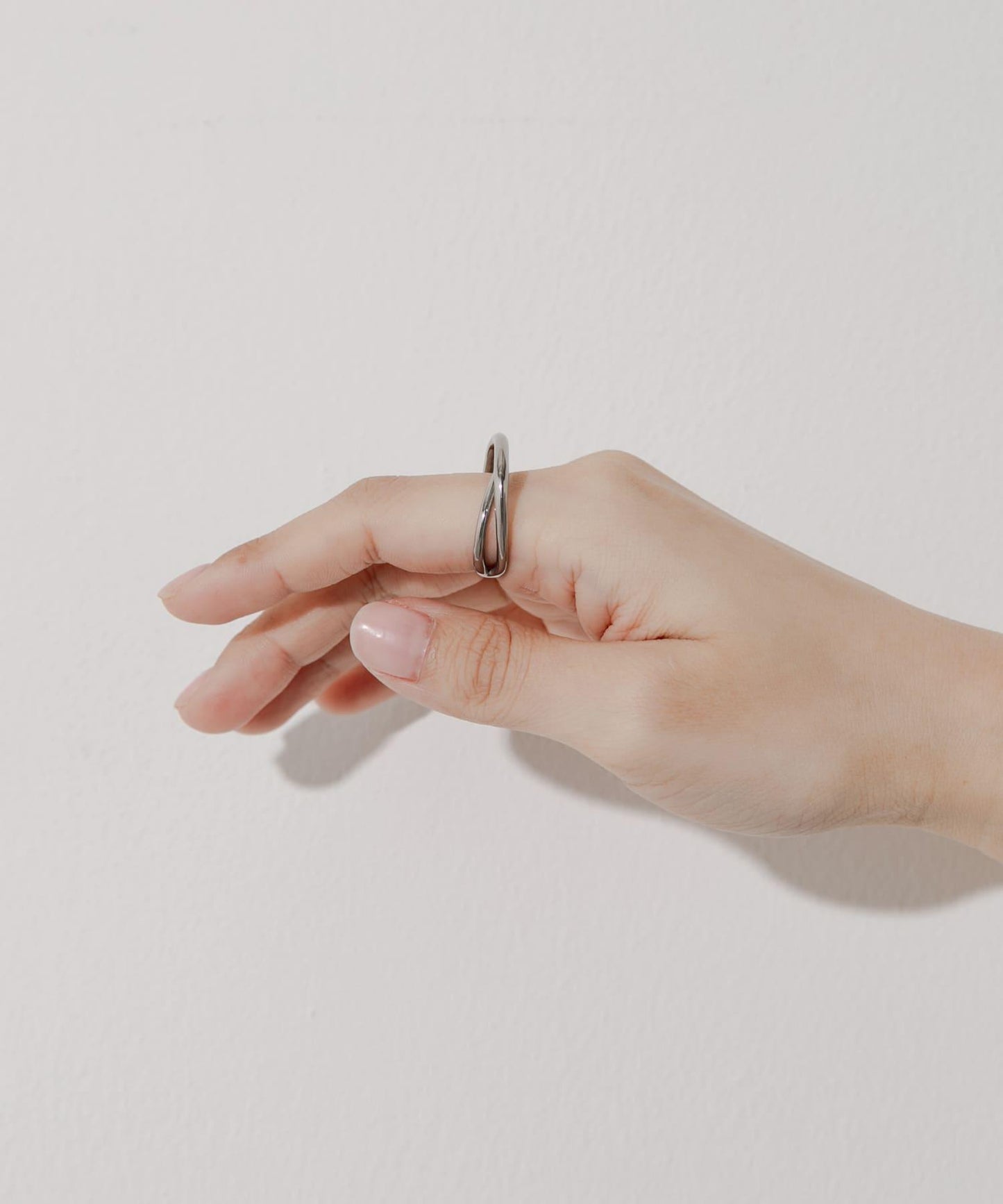 不鏽鋼雙線戒指