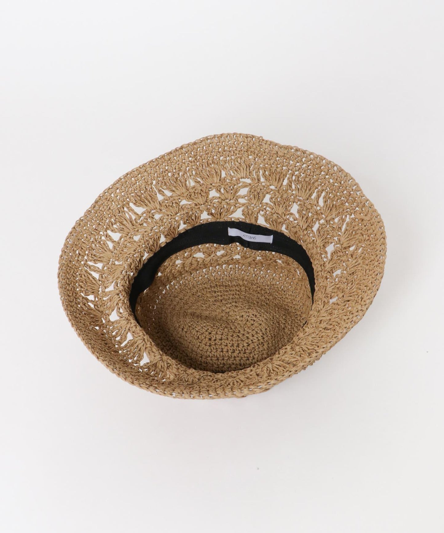 貝殼編織圖案帽