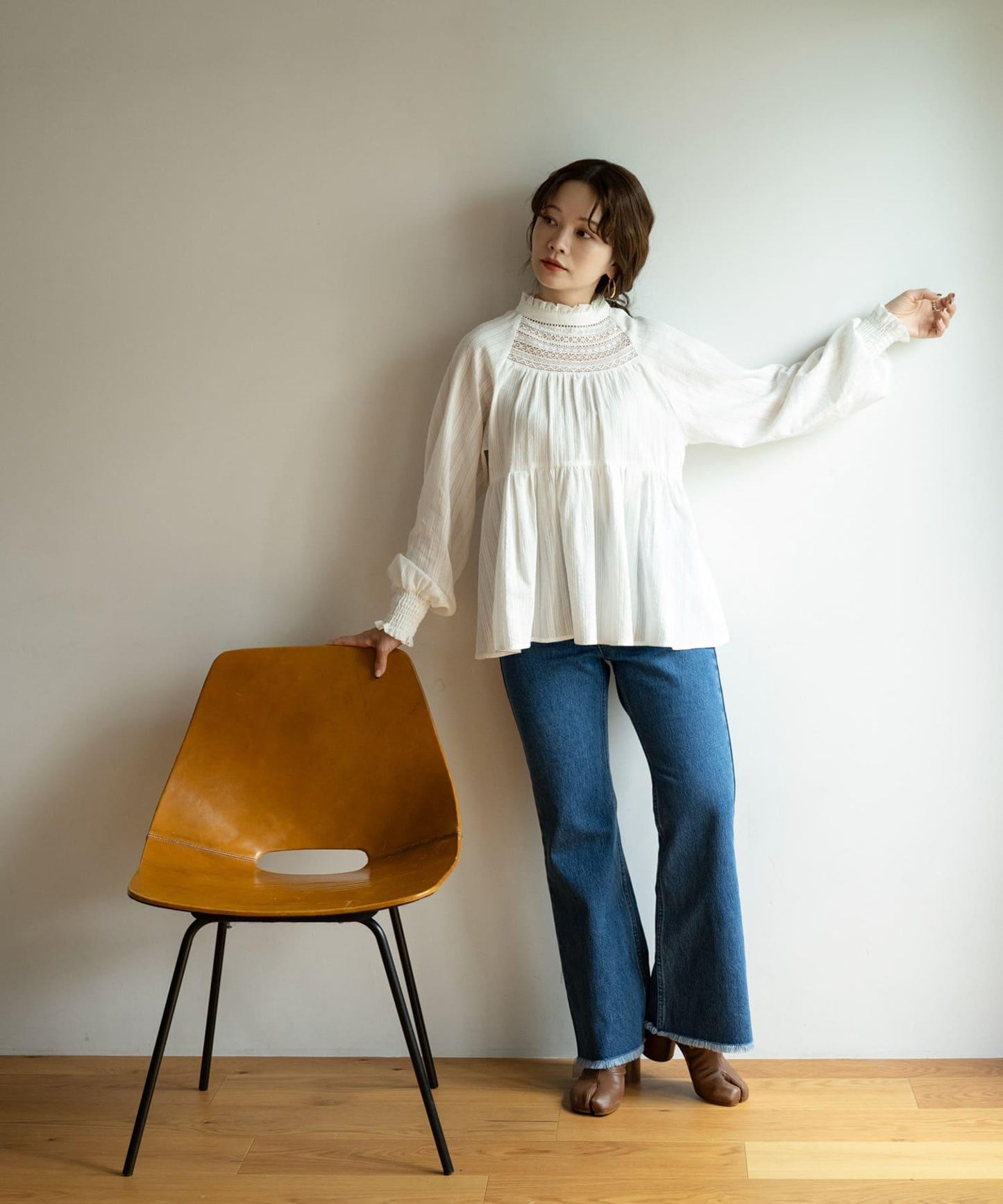 『/部分門店限定』NaokoTakayama牛仔褲