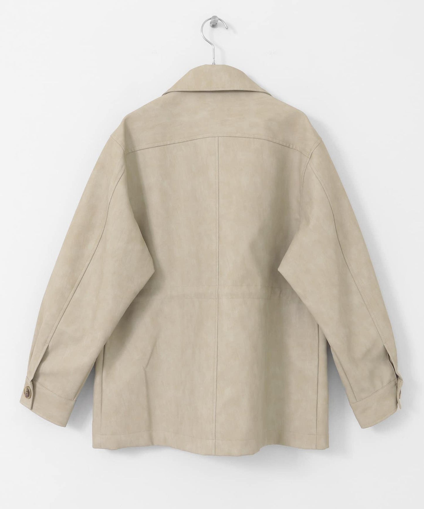 啞光皮革夾克外套