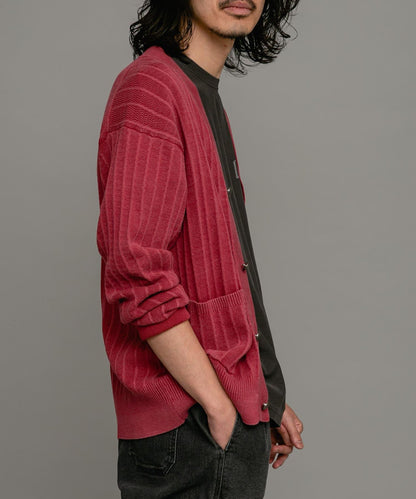 金屬鈕釦針織開衫