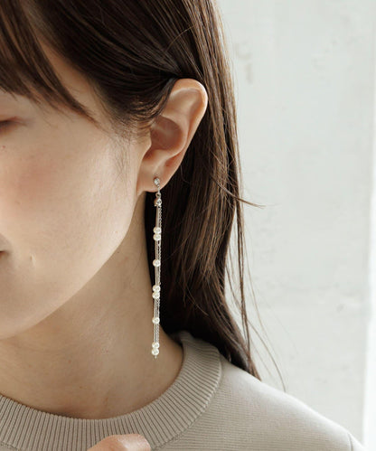 搖擺珍珠耳環