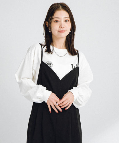 棉質吊帶連體褲