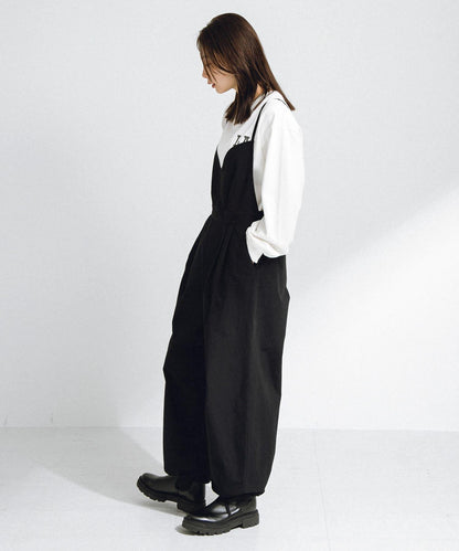 棉質吊帶連體褲