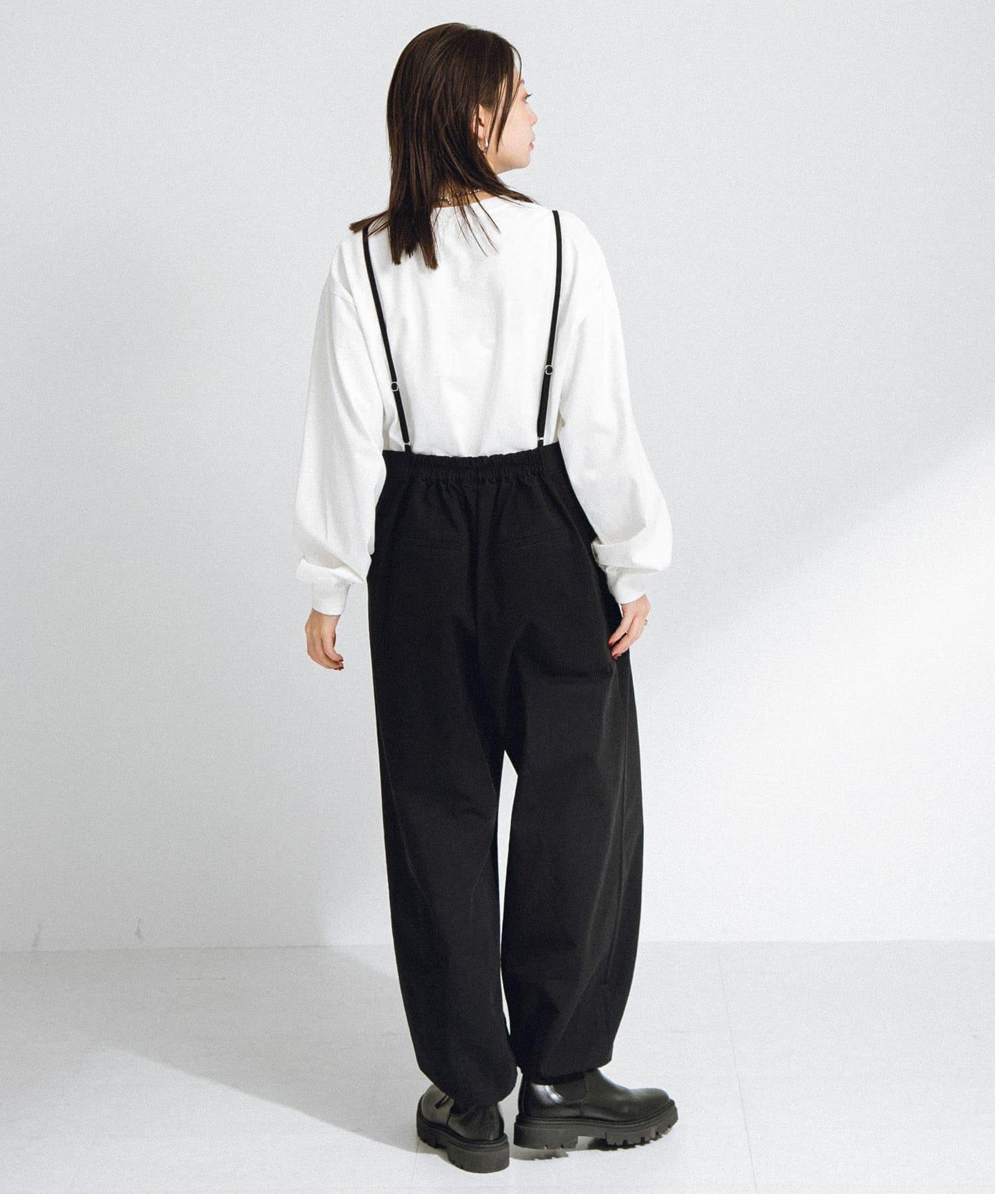 棉質吊帶連體褲