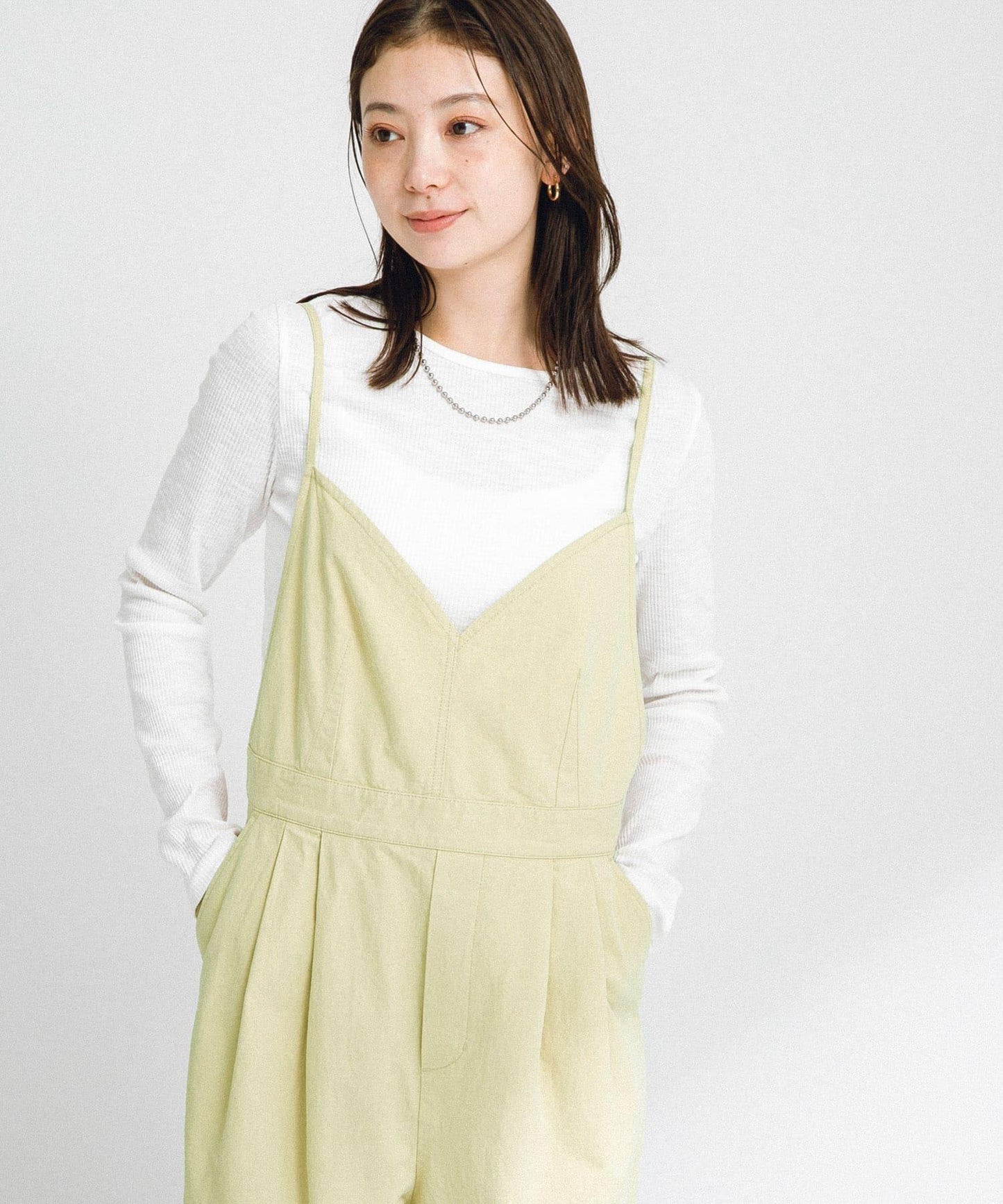 棉質吊帶連體褲