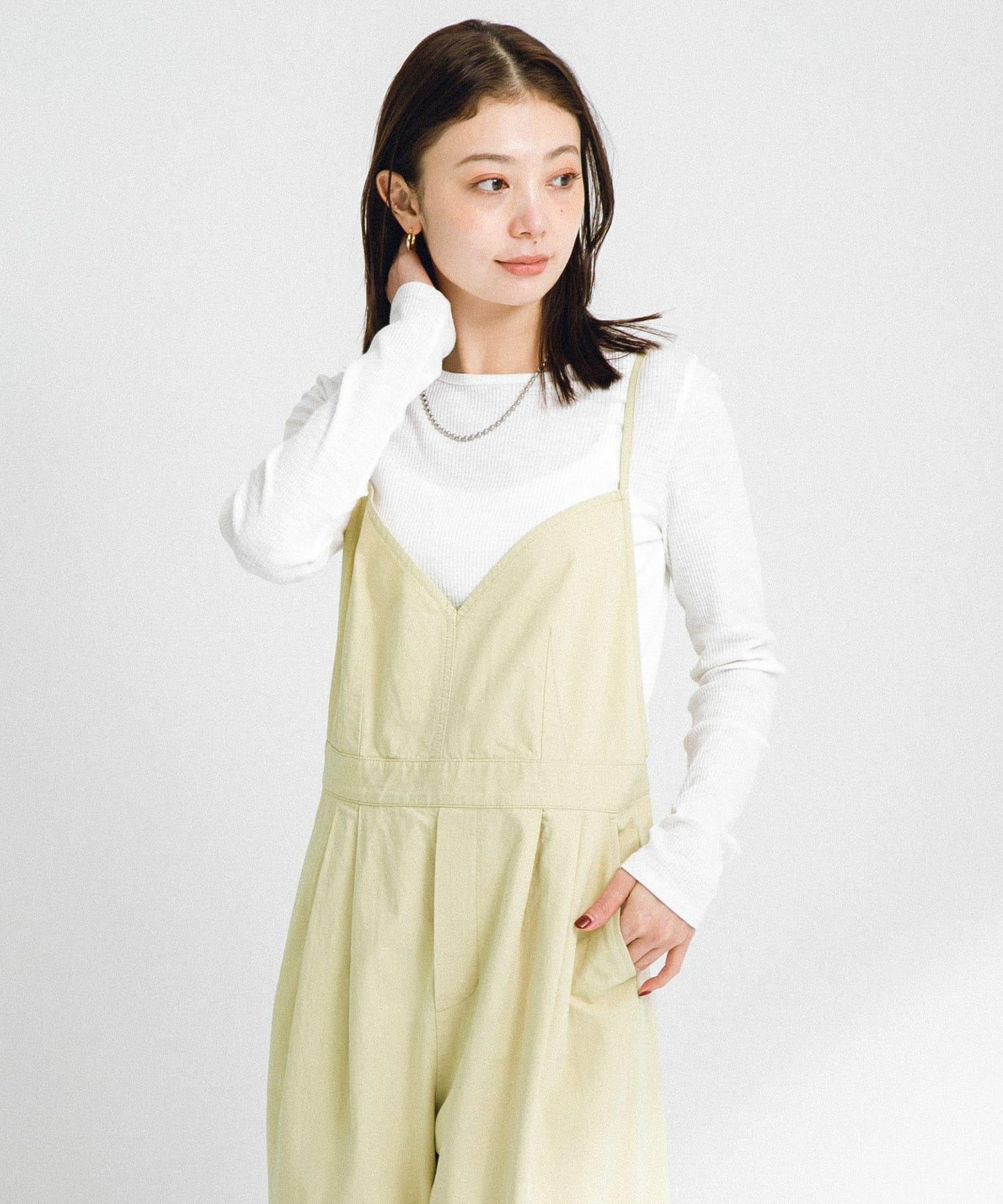 棉質吊帶連體褲