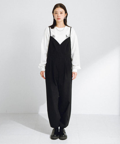 棉質吊帶連體褲