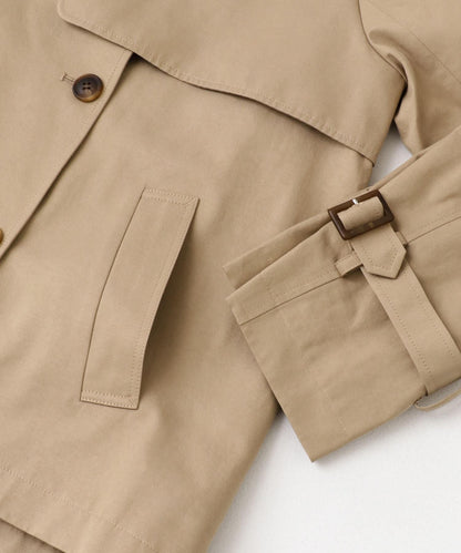 防潑水短款風衣