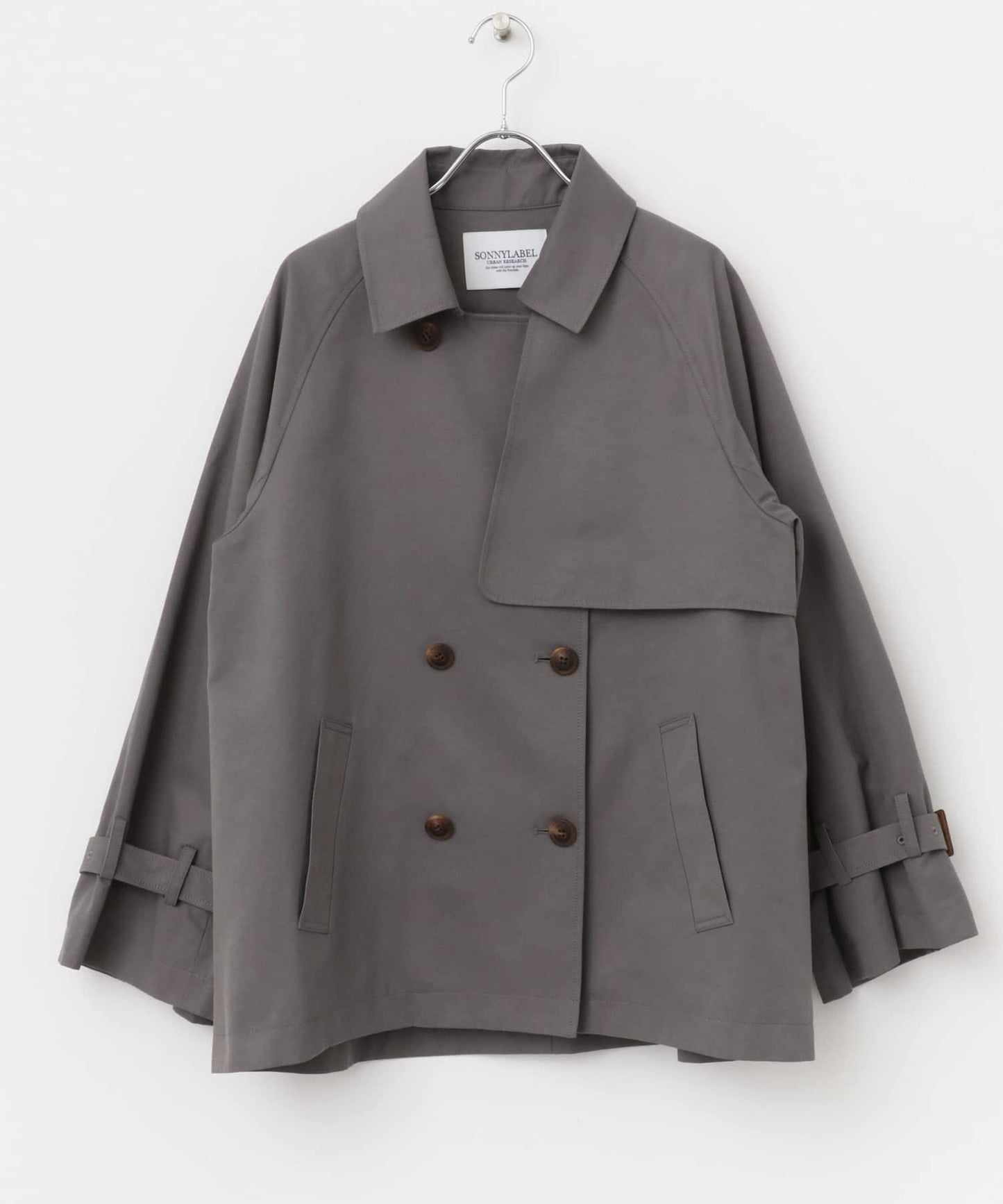 防潑水短款風衣