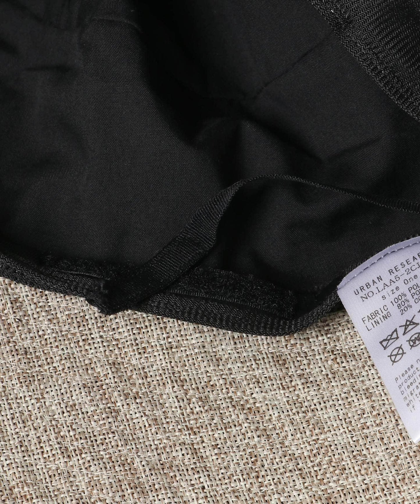 可摺疊亞麻風帽