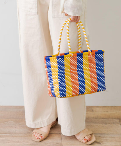 SANRAMI 條紋墨西哥手提包