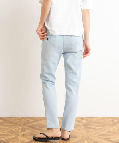 DENIM簡約修身牛仔褲