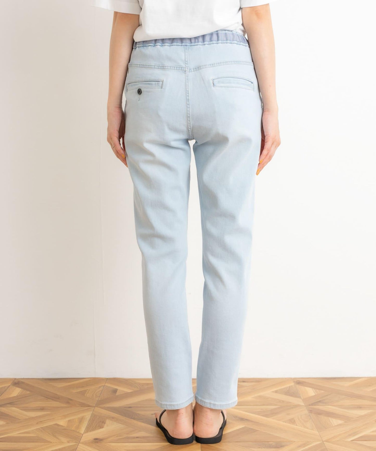 DENIM簡約修身牛仔褲