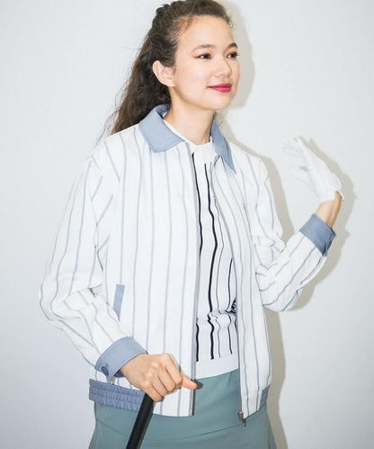 OOPS 先染條紋夾克