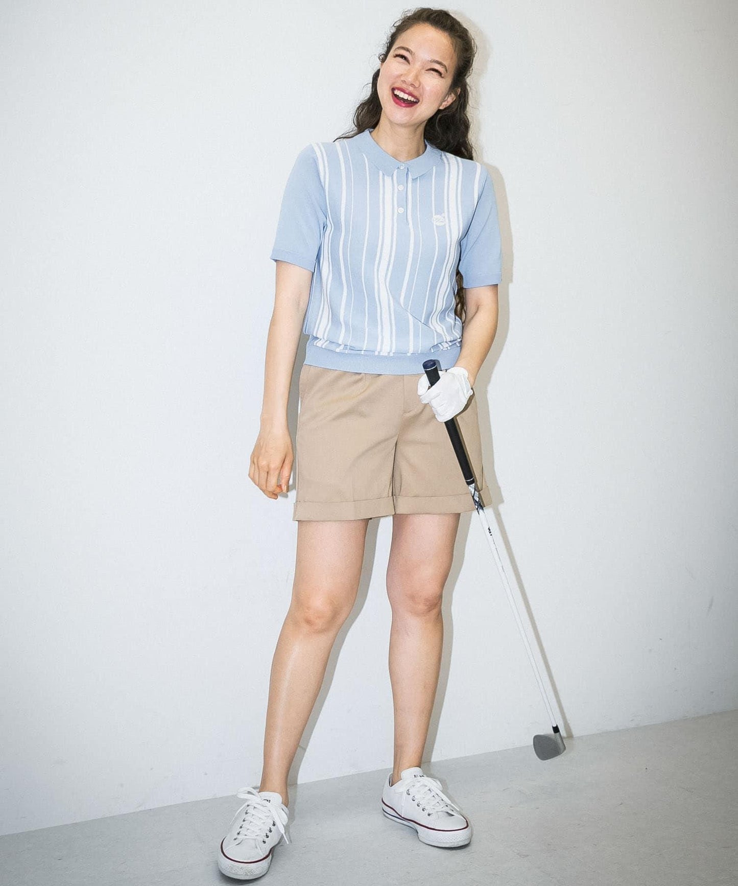 OOPS 條紋短袖POLO衫