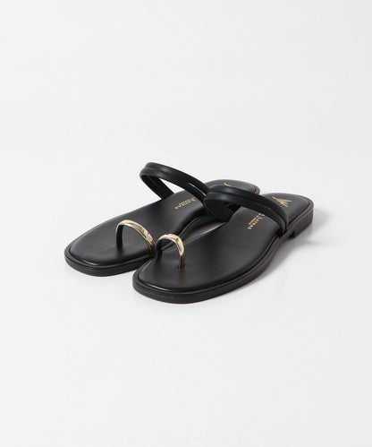NICOLAS LAINAS 金屬拇指環雙帶涼鞋