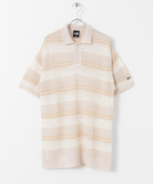 NEW ERA 高爾夫短袖網眼POLO衫