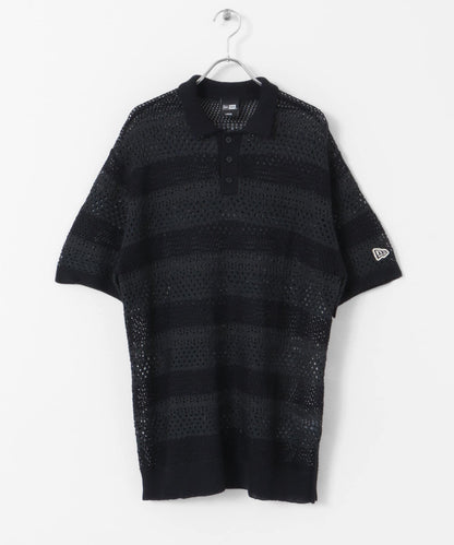 NEW ERA 高爾夫短袖網眼POLO衫