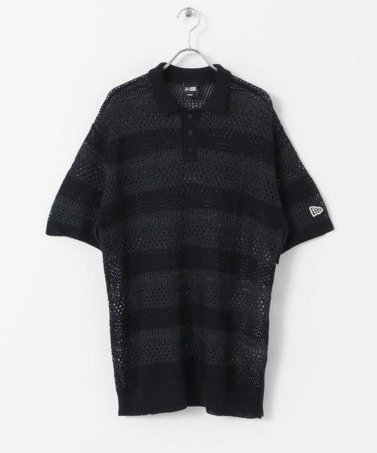 NEW ERA 高爾夫短袖網眼POLO衫