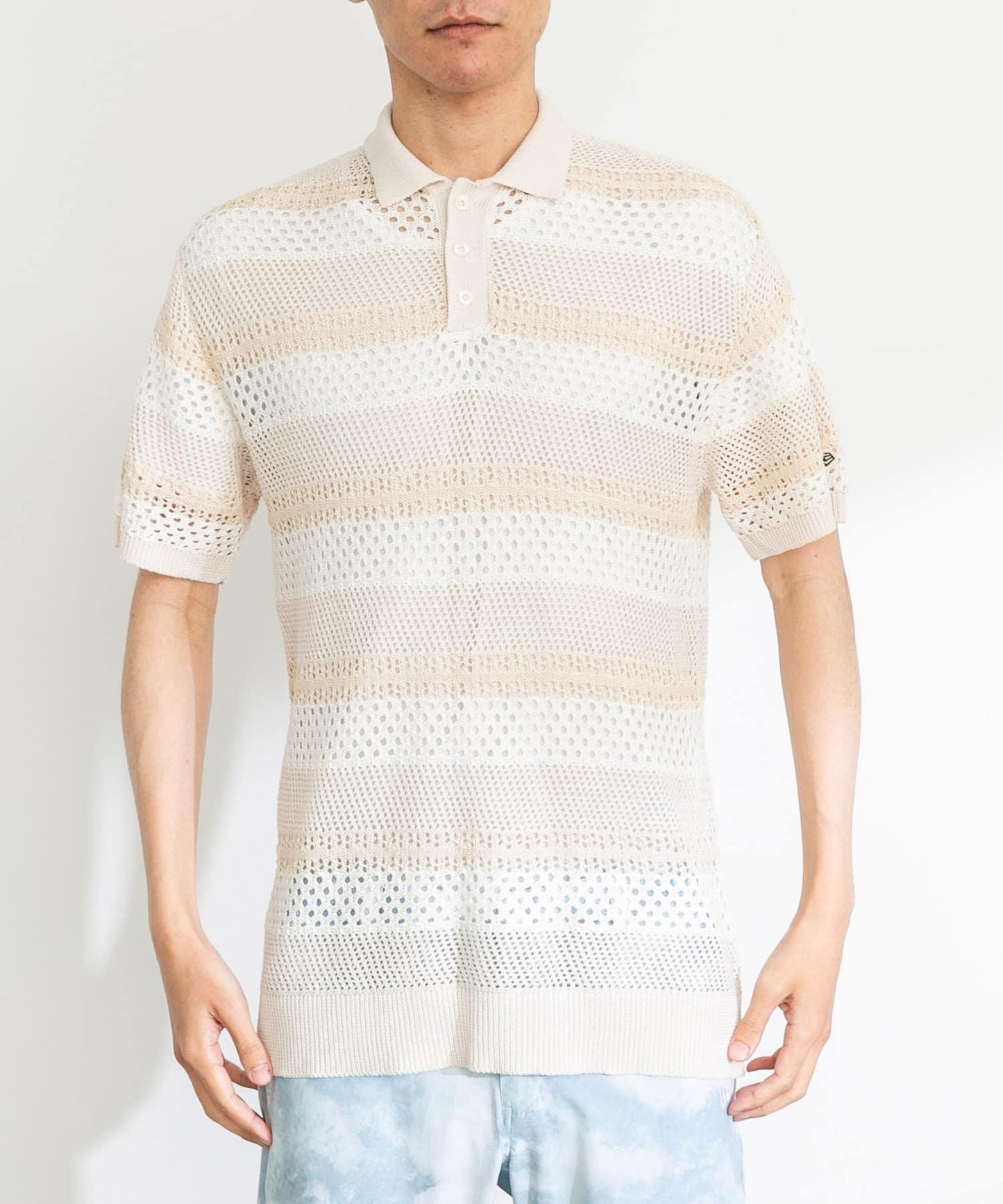 NEW ERA 高爾夫短袖網眼POLO衫