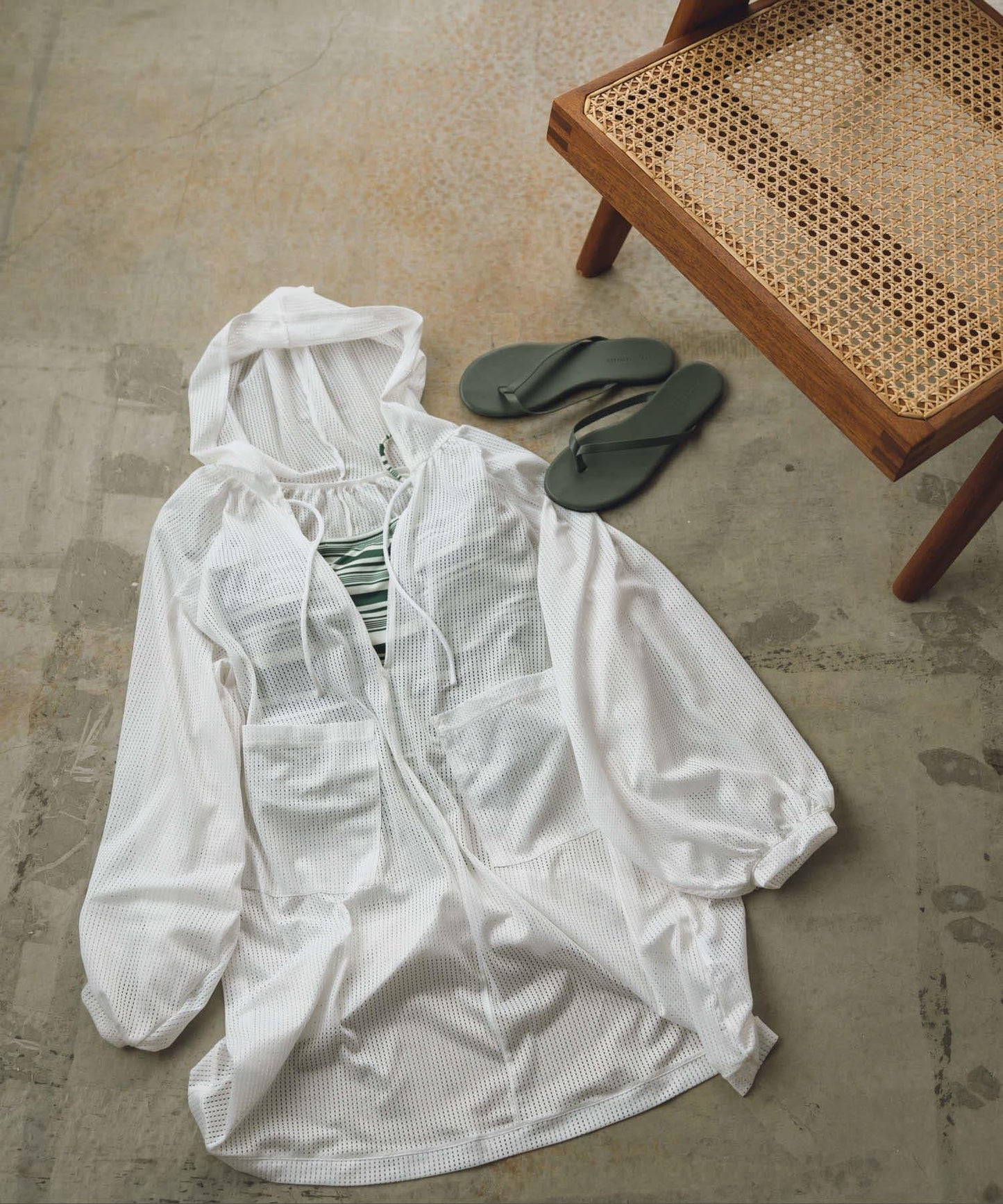 Swim URBAN RESEARCH 泳裝網紗罩衫