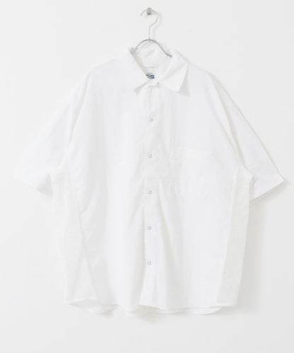 ARMY TWILL 尼龍牛津網眼短袖襯衫