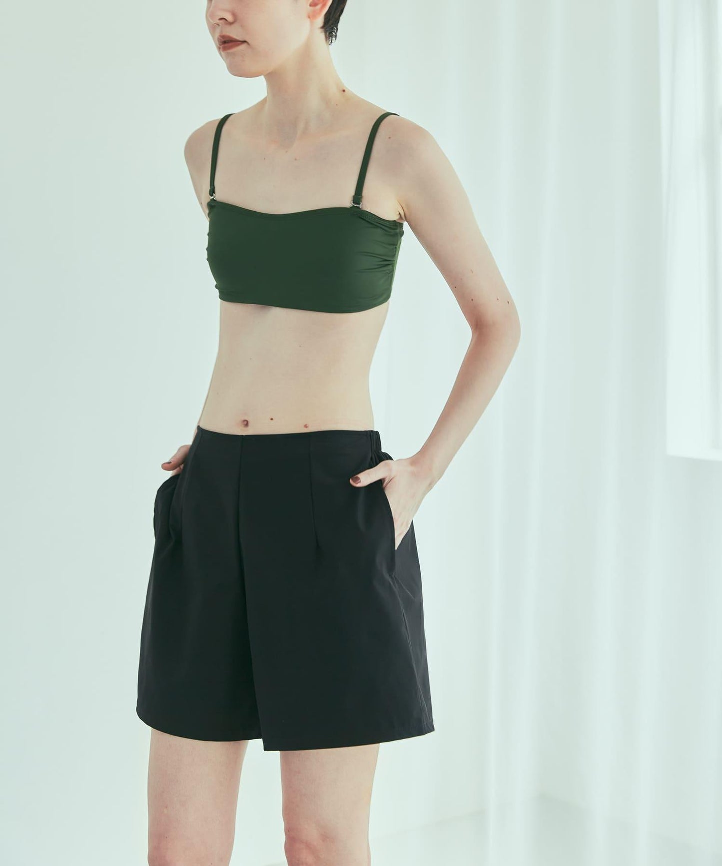 2尺碼可選 UV防曬 Swim URBAN RESEARCH 可兩穿泳裝文胸