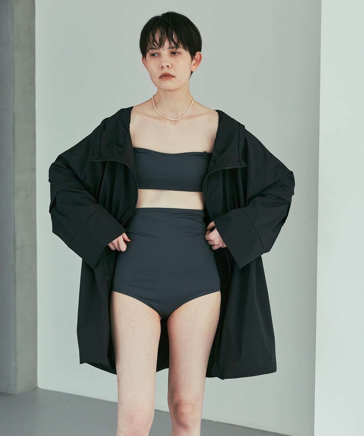 2尺碼可選 UV防曬 Swim URBAN RESEARCH 可兩穿泳裝文胸
