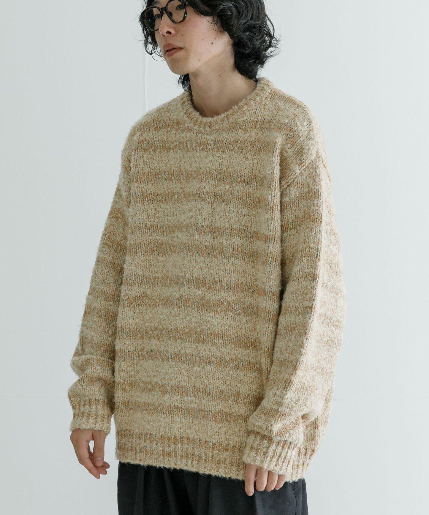 URBAN RESEARCH iD 花式紗混色針織衫