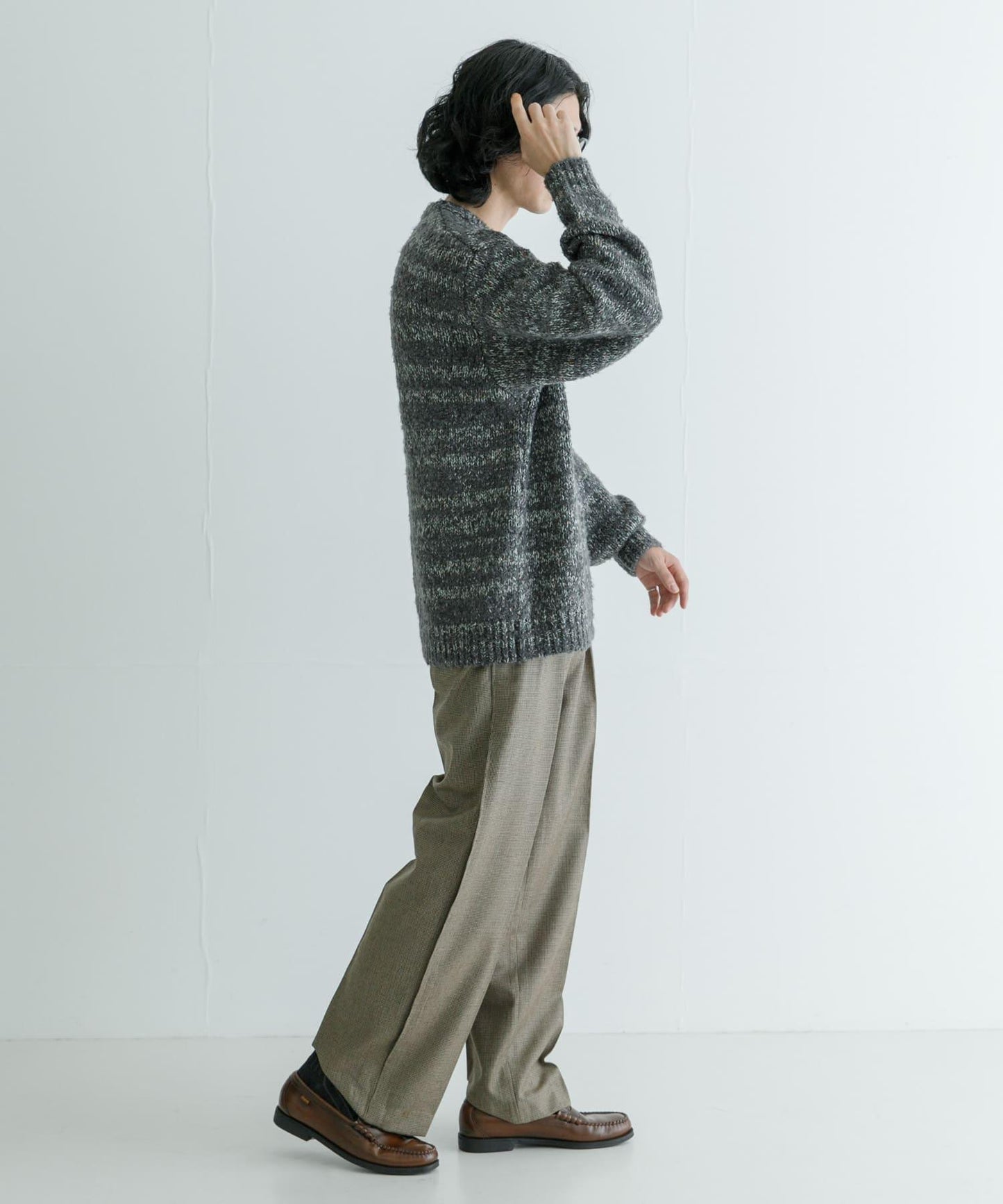 URBAN RESEARCH iD 花式紗混色針織衫