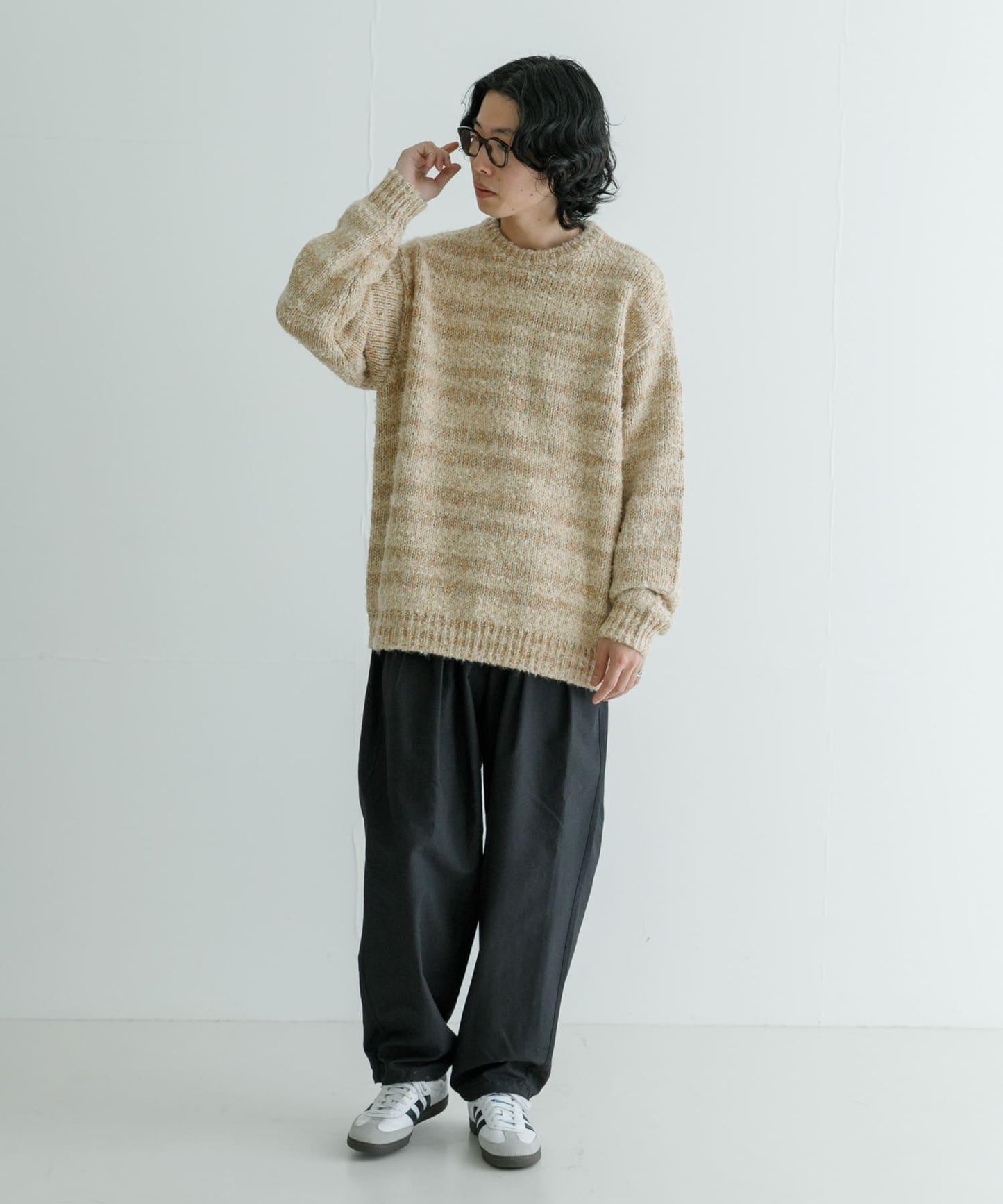 URBAN RESEARCH iD 花式紗混色針織衫